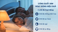 Máy lọc không khí tạo ẩm Sharp 29W KI-N40V-H