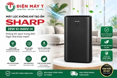 Máy lọc không khí tạo ẩm Sharp 29W KI-N40V-H