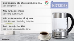 Bình đun siêu tốc Tefal KI772D38