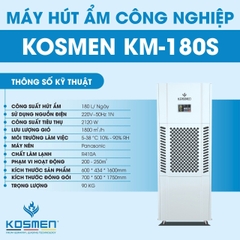 Máy hút ẩm công nghiệp Kosmen KM-180S