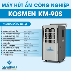 Máy hút ẩm công nghiệp Kosmen KM - 90S
