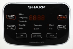 Nồi cơm điện tử Sharp 1.8 lít KS-COM183MV-WH