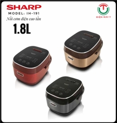 Nồi cơm cao tần Sharp 1.8 lít KS-IH191V ( BK/GL/RD )