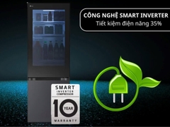 Tủ lạnh LG Inverter 340 lít InstaView LBB33BLMAI