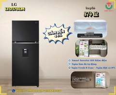 Tủ lạnh LG Inverter 374 lít LTD37BLM