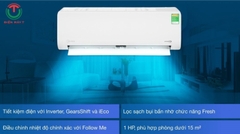 Điều hòa Midea 9000BTU 1 chiều inverter  MAG-10CDN8