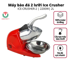 Máy bào đá tuyết Ice Crusher 500W 2 Lưỡi