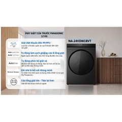 Máy Giặt Panasonic Inverter 12 Kg NA-24VDW1BVT