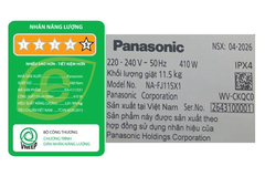 Máy giặt Panasonic Inverter 11.5kg NA-FJ115X1BV