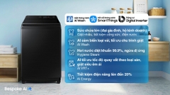 Máy giặt Samsung Inverter 21kg AI Wash WA80F21B9BSV