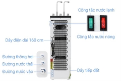 Máy lọc nước RO nóng nguội lạnh Hydrogen Hòa Phát HPN669 12 lõi