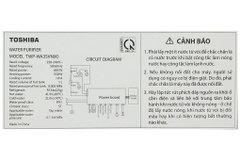 Máy lọc nước RO nóng nguội lạnh Hydrogen Toshiba TWP-WA3SVN(K) 10 lõi