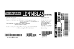 Máy rửa chén độc lập LG LDN14BLA5