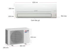 Máy lạnh Mitsubishi Electric Inverter 2.5 HP MSY-GR60VF