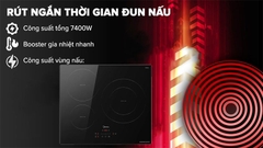 Bếp từ ba vùng nấu Midea MC-IT7423 - Hàng chính hãng