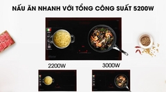 BẾP ĐÔI ĐIỆN TỪ HỒNG NGOẠI SUNHOUSE MAMA MMB9986