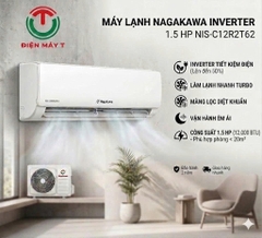 Máy lạnh Nagakawa Inverter 1.5 HP NIS-C12R2T62