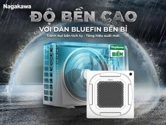 Máy lạnh âm trần Nagakawa Inverter 8 hướng thổi 23800btu NIT-C24R2U35