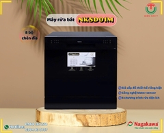 Máy rửa bát 8 bộ cao cấp Nagakawa NK8D01M