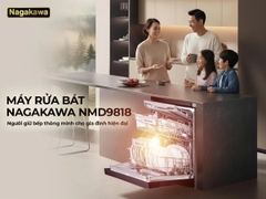 Máy rửa bát 15 bộ cao cấp Nagakawa NMD9818