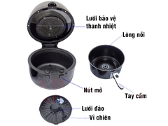 Nồi chiên không dầu Rapido 6.5 Lít RAF6.5D