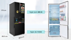 Tủ lạnh Panasonic Inverter 417 lít NR-BX471GPKV