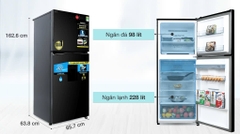 Tủ lạnh Panasonic Inverter 326 lít NR-TL351GPKV