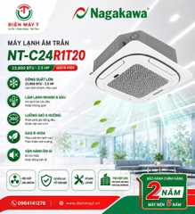 Máy lạnh âm trần Nagakawa 23.800btu NT-C24R1T20