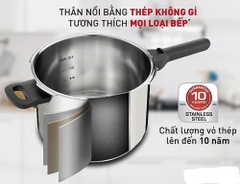 Nồi áp suất cơ inox Tefal Secure 5 Neo P2530737 / P2530750
