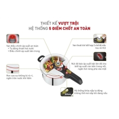 Nồi áp suất cơ Tefal Secure 5 Neo 4 lít P2534237