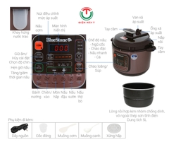 Nồi áp suất điện BlueStone PCB-5748 5 lít