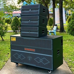 Loa Kéo Bình & Điện Nanomax Pro-600A Bass Đôi 50cm 3600w