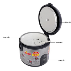 Nồi Cơm điện Sharp 1.8 lít KS-NR191STV
