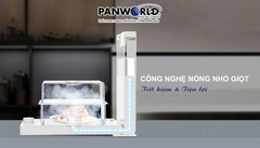 Máy hấp điện PANWORLD gấp gọn PW-2322 điều khiển cơ