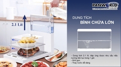 Máy hấp điện PANWORLD gấp gọn PW-2324 điều khiển điện tử