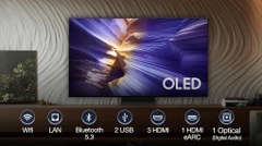 Smart Tivi OLED Samsung AI 4K 65 inch QA65S90F
