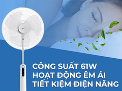 Quạt đứng Hatari P18R1 có điều khiển