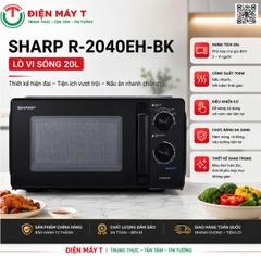 Lò Vi Sóng 20L Sharp R-2040EH-BK