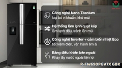 Tủ lạnh Hitachi Inverter 540 lít R-FW690PGV7X (GBK)