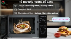 Lò vi sóng có nướng 21 lít Sharp R-G211TV-BK ( SL )