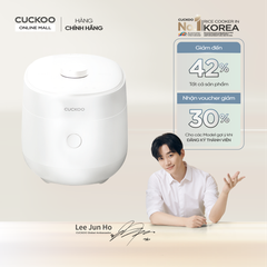 Nồi Cơm Điện Tử Áp Suất Kép Cao Tần Cuckoo CRP-OHTR1010FGW – 1.8 Lít