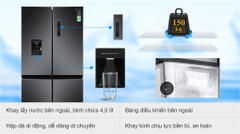 Tủ lạnh Samsung Inverter 488 lít Multi Door RF48A4010B4/SV