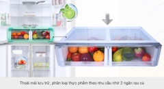 Tủ lạnh Samsung Inverter 488 lít Multi Door RF48A4010M9/SV