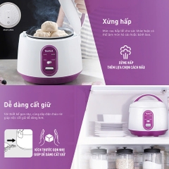 Nồi cơm nắp gài Tefal 0.7 lít RK224168 _ Hàng chính hãng
