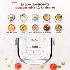 Nồi cơm điện cao tần Tefal 0.7 lít RK604165 _ Hàng chính hãng