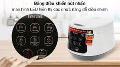 Nồi cơm điện tử Tefal 1 lít RK730168 - 600W _ Hàng chính hãng