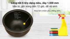 Nồi cơm điện tử Tefal 1 lít RK730168 - 600W _ Hàng chính hãng