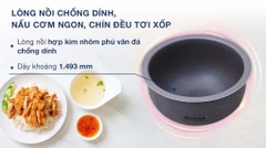 Nồi cơm điện tử Tefal 1.8lít RK733168 - 750W _ Hàng chính hãng