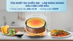 Nồi cơm cao tần Tefal 1.5 lít RK808168 _ Hàng chính hãng
