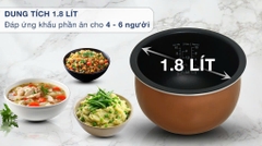 Nồi cơm cao tần Tefal 1.8 lít RK818A68 _ Hàng chính hãng